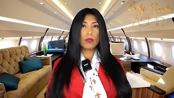 Steamy Encounter With A Busty Flight Attendant In Asmr