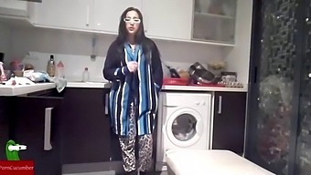 Amateur Girlfriend'S Homemade Video Features Crazy Glasses, Leopard Print, And Hardcore Pussy Fucking