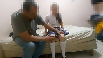 A Stunning Mexican High School Student Seeking A Surprise Gift From Her Neighbor, Engages In Sexual Activity With A Young Man From Sinaloa, Capturing Authentic Homemade Footage