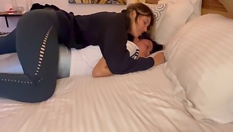 Amateur Couple Gets Intimate In Hotel Room