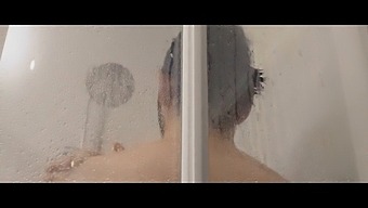 Mature Mom And Friends Enjoy Shower Time In Part Four